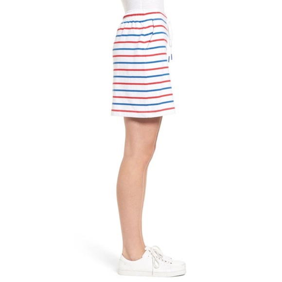 Stripe Knit Drawstring Skirt - Picture 4 of 4